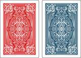 Fototapeta  - playing cards back side