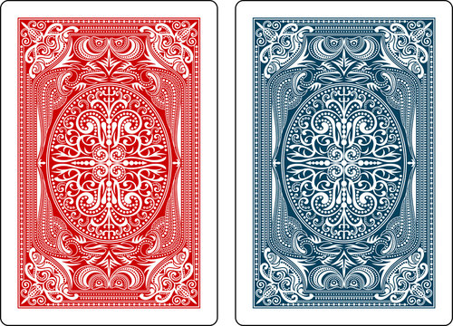 playing cards back side