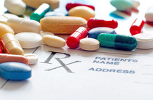 Prescription Pills With Prescription Paper