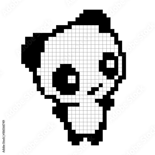 Youtube Comment Dessiner Un Panda Dessin Pixel Dessin