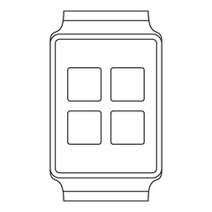 Poster - Sport clock icon. Outline illustration of sport clock vector icon for web