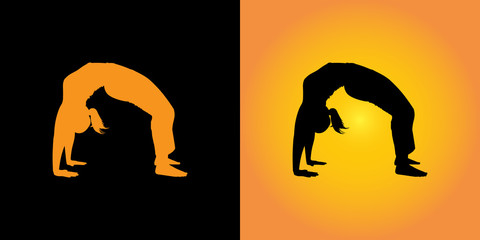 Wall Mural - Yoga icon