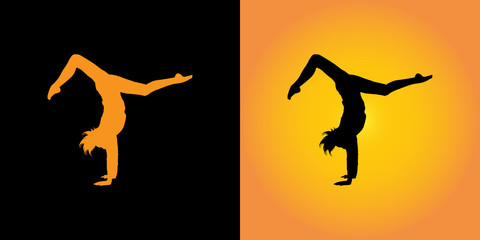 Wall Mural - Yoga icon