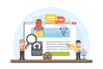 Web site building.