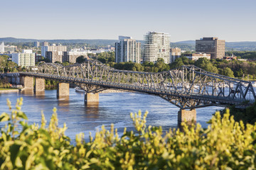 Wall Mural - Panorama of Gatineau seen from Ottawa