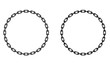 chain link circular border