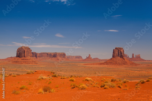 Stampa su Tela Monument Valley in the Navajo Tribal Park, USA