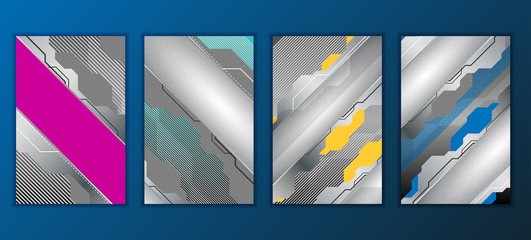 Wall Mural - Modern Vector abstract brochure, report or flyer design template