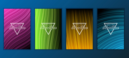Wall Mural - Modern Vector abstract brochure, report or flyer design template