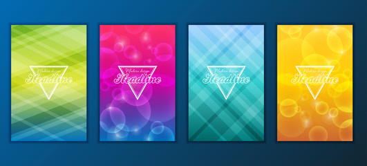 Wall Mural - Modern Vector abstract brochure, report or flyer design template