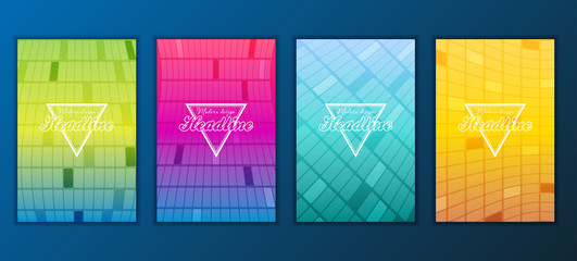Wall Mural - Modern Vector abstract brochure, report or flyer design template