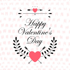 Wall Mural - happy valentines day. love. heart. romantic background