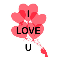 Wall Mural - happy valentines day. love. heart. romantic background