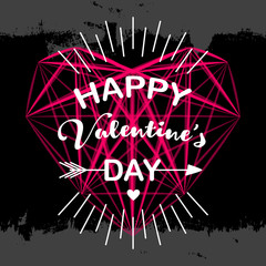 Wall Mural - happy valentines day. love. heart. romantic background