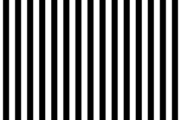 Canvas Print - Simple striped background - black and white - vertical lines