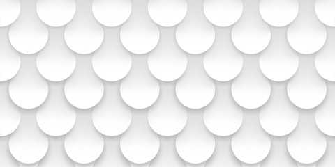 Poster - Scales light background, volume gray pattern, abstract vector wallpaper