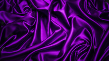 Abstract Purple Drapery Cloth, Dark Violet Fabric Background