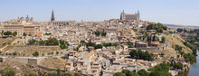 Spain, Castile-La Mancha, Panoramic View Of Toledo