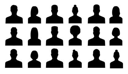Wall Mural - business avatars , profile icons set