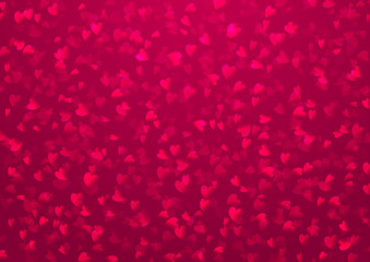 Wall Mural - heart background. style romantic shine love pattern