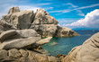 Rock formations at Capo Testa, Sardinia