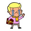 © lineartestpilot - cartoon man crying