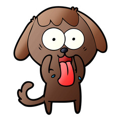 cute cartoon dog