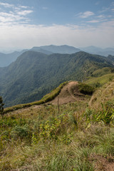 Phu Chi Fa View Point in Chiangrai Province