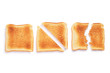 Slices of toast bread