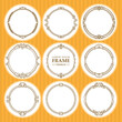 © lumyaisweet - Vector round frames set design element