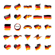 Germany Flag, Vector Illustration
