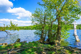 Fototapeta Krajobraz - natural lake near Berlin, Germany