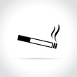 cigarette icon on white background