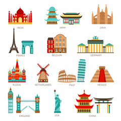 Sticker - Travel Icons Set