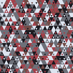 Poster - Modern background with cool triangular shapes pattern 3d rendering