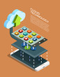 © Macrovector - Cloud Computing Technology Isometric Poster