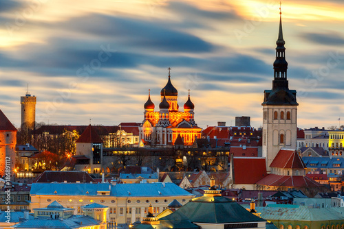 Fotografia  Tallinn. The Alexander Nevsky Cathedral on Toompea Hill.