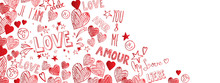 Love Doodles Background