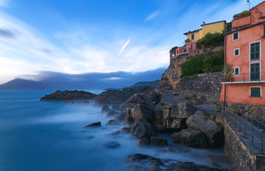 Canvas Print - Fishing village - Tellaro - Ligurian sea - Italy