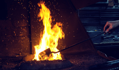 Blacksmith at work