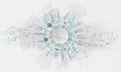 © sapol - technology background. graphic abstract design.for creative banner, poster, template website,book
