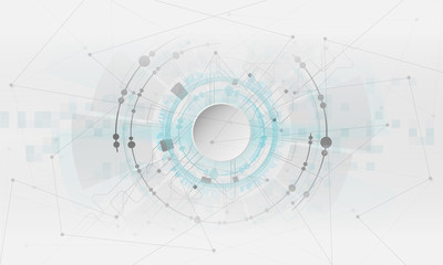 Fototapete - technology background. graphic abstract design.for creative banner, poster, template website,book