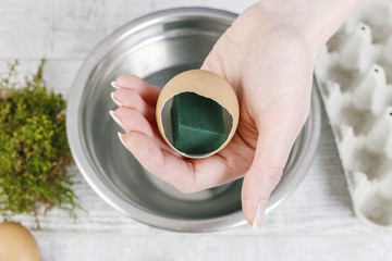 ow to make simple easter floral arrangement