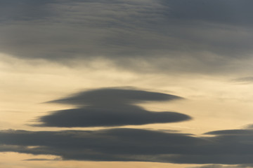 clouds in the sunset