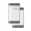 © ugarich - Smartphone in gray on a white background
