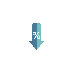 Poster - percent icon. sign design