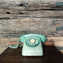 Old Green Telephone