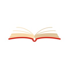 Poster - Book literature icon. Flat illustration of book literature vector icon isolated on white background
