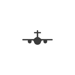 Sticker - plane icon. sign design