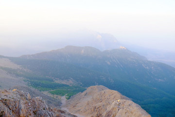 Sticker - Winding path down mountain